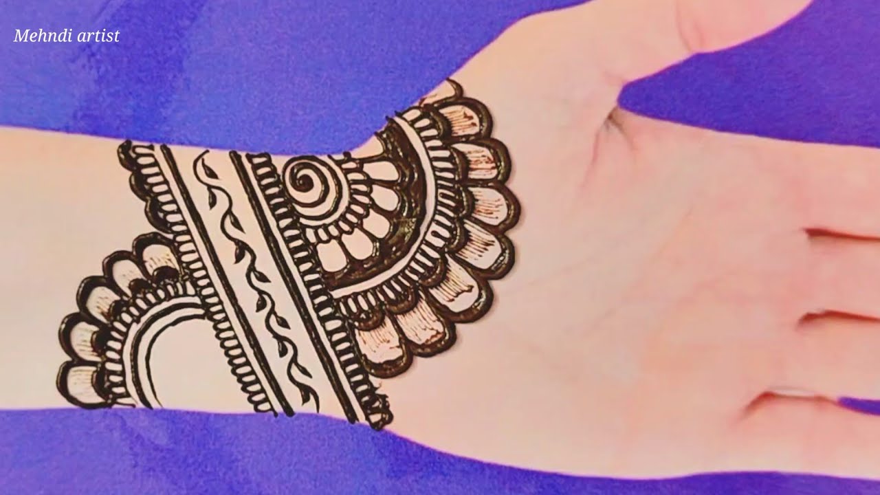 New stylish front hand mehndi designs | Easy mehndi design | Simple design | Mehndi artist | Mehndi 