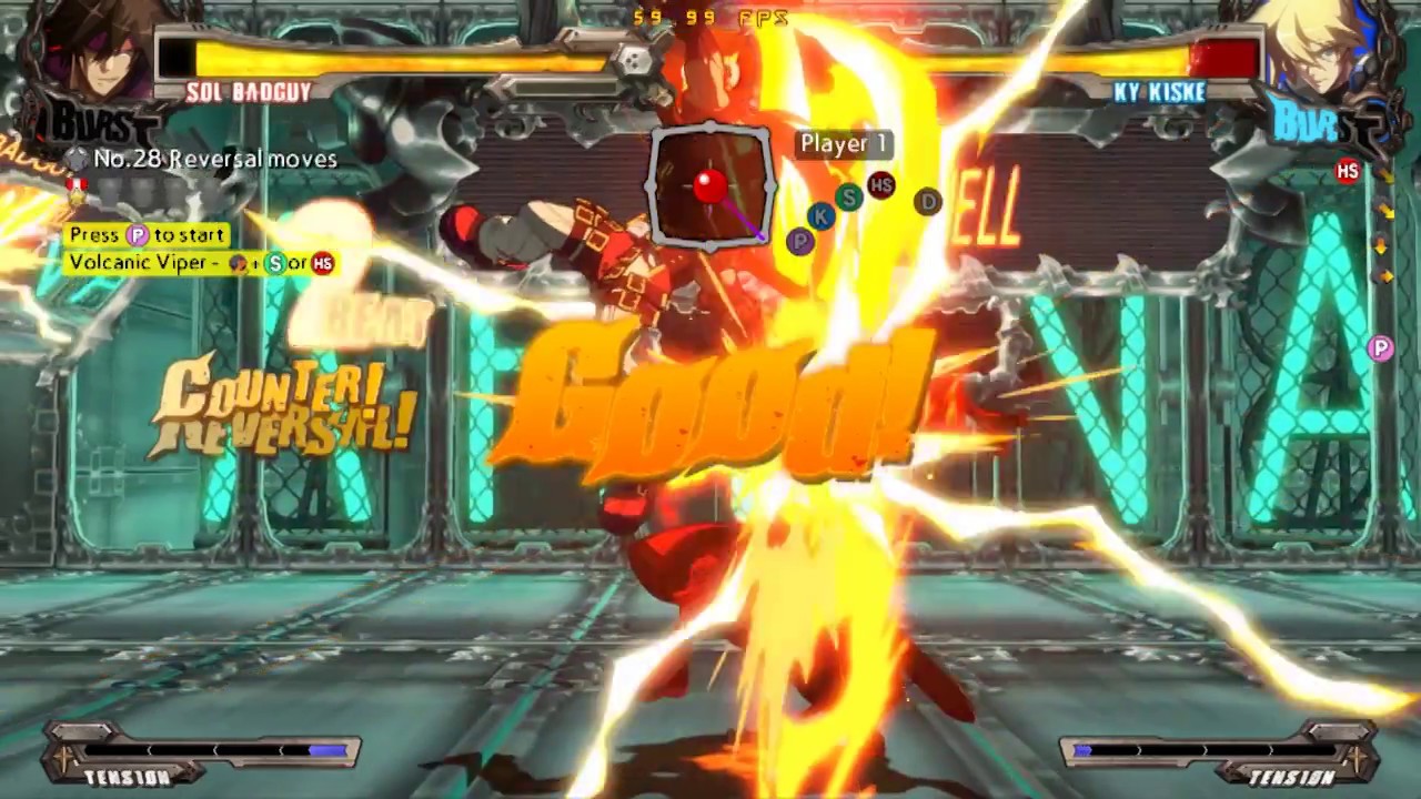 Guilty Gear Xrd Rev2 - Universal Mission 28 (Wakeup Reversal)