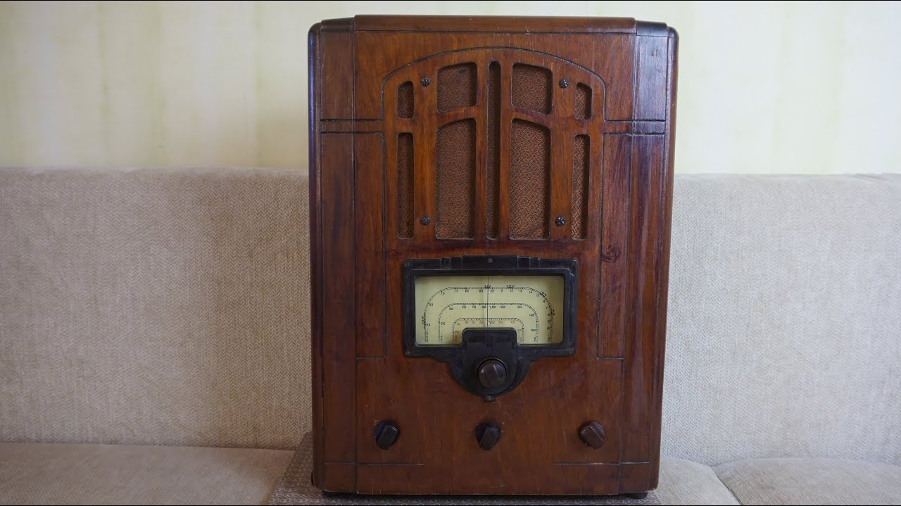 Радиоприемник 6Н-1, 1938 год, срисован с RCA Victor 6T2