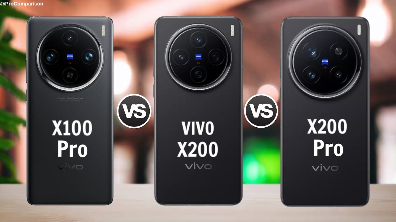 VIVO X100 Pro против VIVO X200 5g против VIVO X200 Pro || Серия VIVO X200