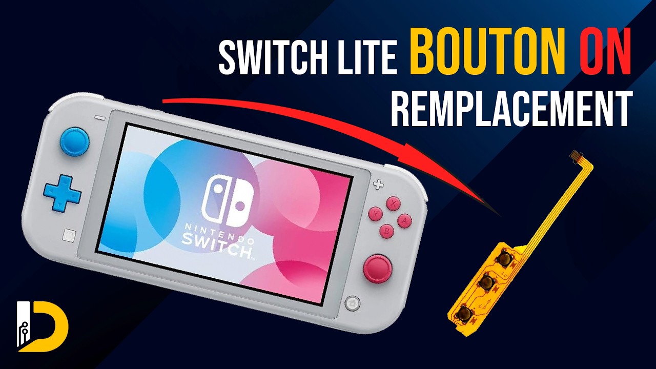 COMMENT REPARER ET CHANGER LES BOUTONS VOLUME ET LE BOUTON D'ALLUMAGE DE LA NINTENDO SWITCH LITE