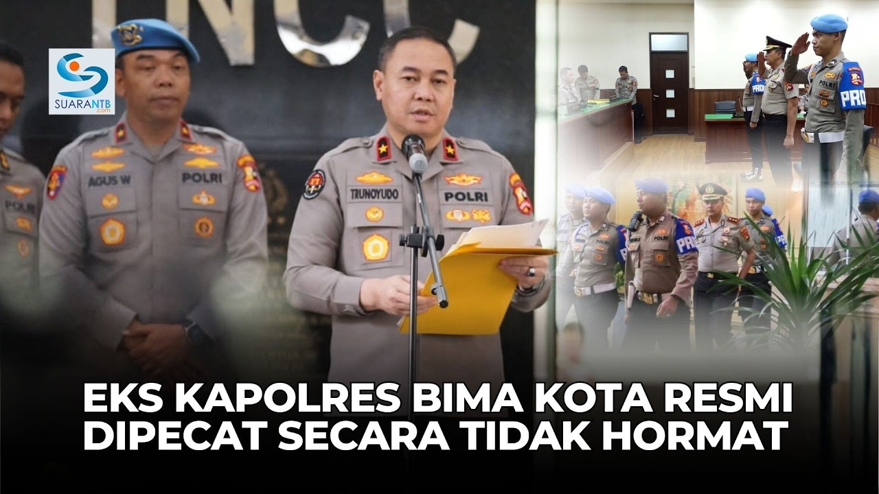 Terbukti Terima Setoran Bandar N4rk0ba, Eks Kapolres Bima Kota Dijatuhi Sanksi PTDH