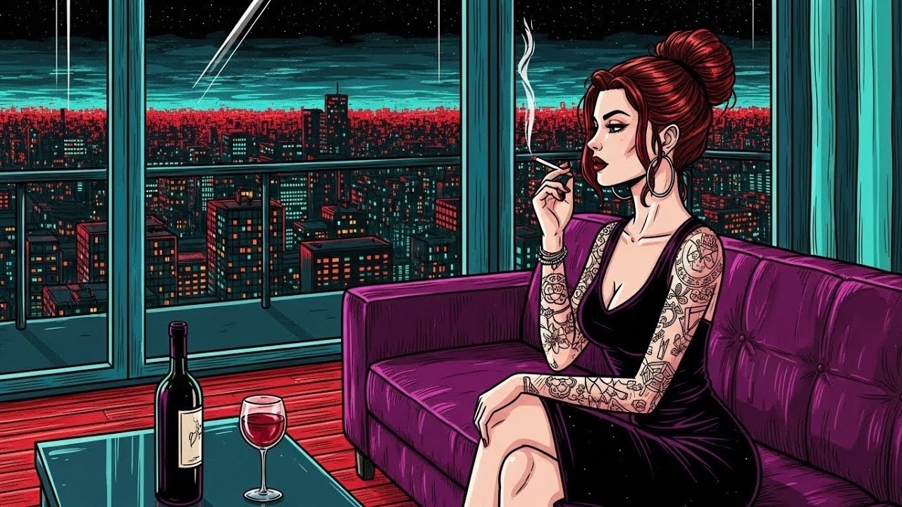 Midnight Blues Slow Burn | Late Night Kush to Chill, Drift & Repeat
