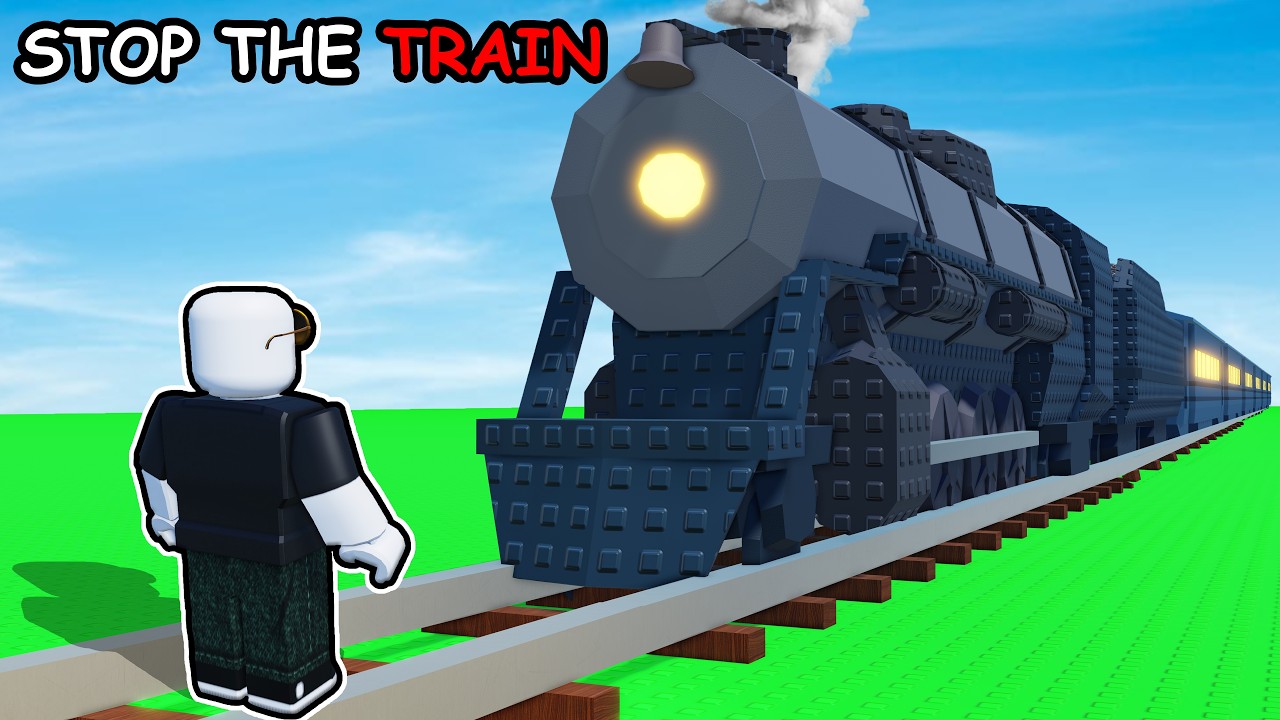 можно ли ОСТАНОВИТЬ ПОЕЗД в Roblox...