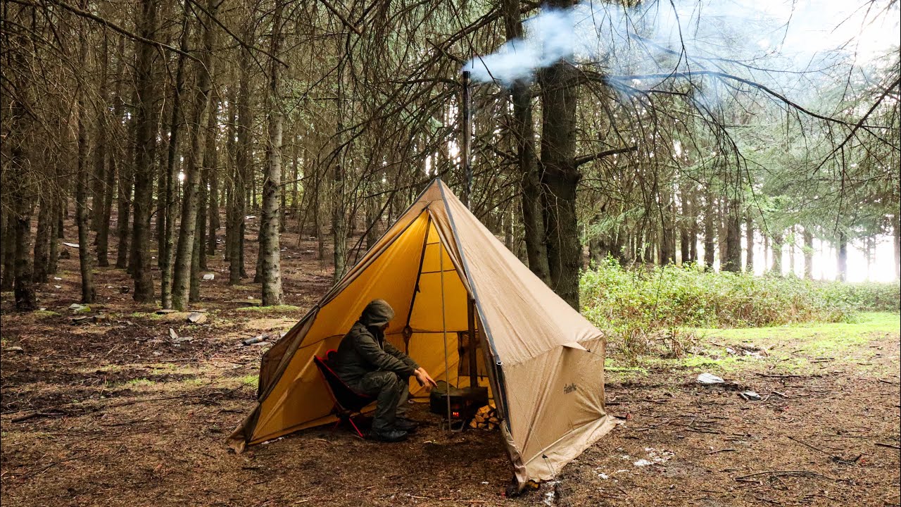 Surviving Violent Storms in the Lightest Hot Tent &ndash; Ultimate Camping Test!