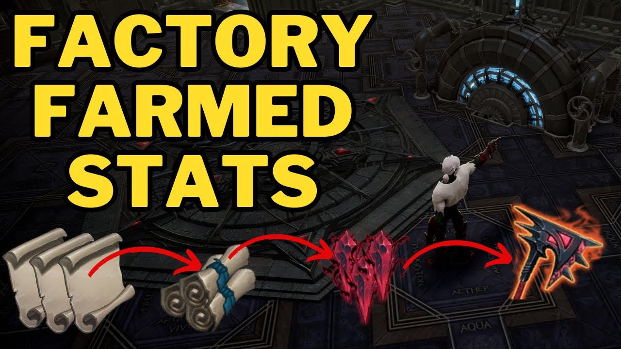 Factory Farming for Perfect Stats in V Rising 1.1 - Redistribution Engine and Resource Guide