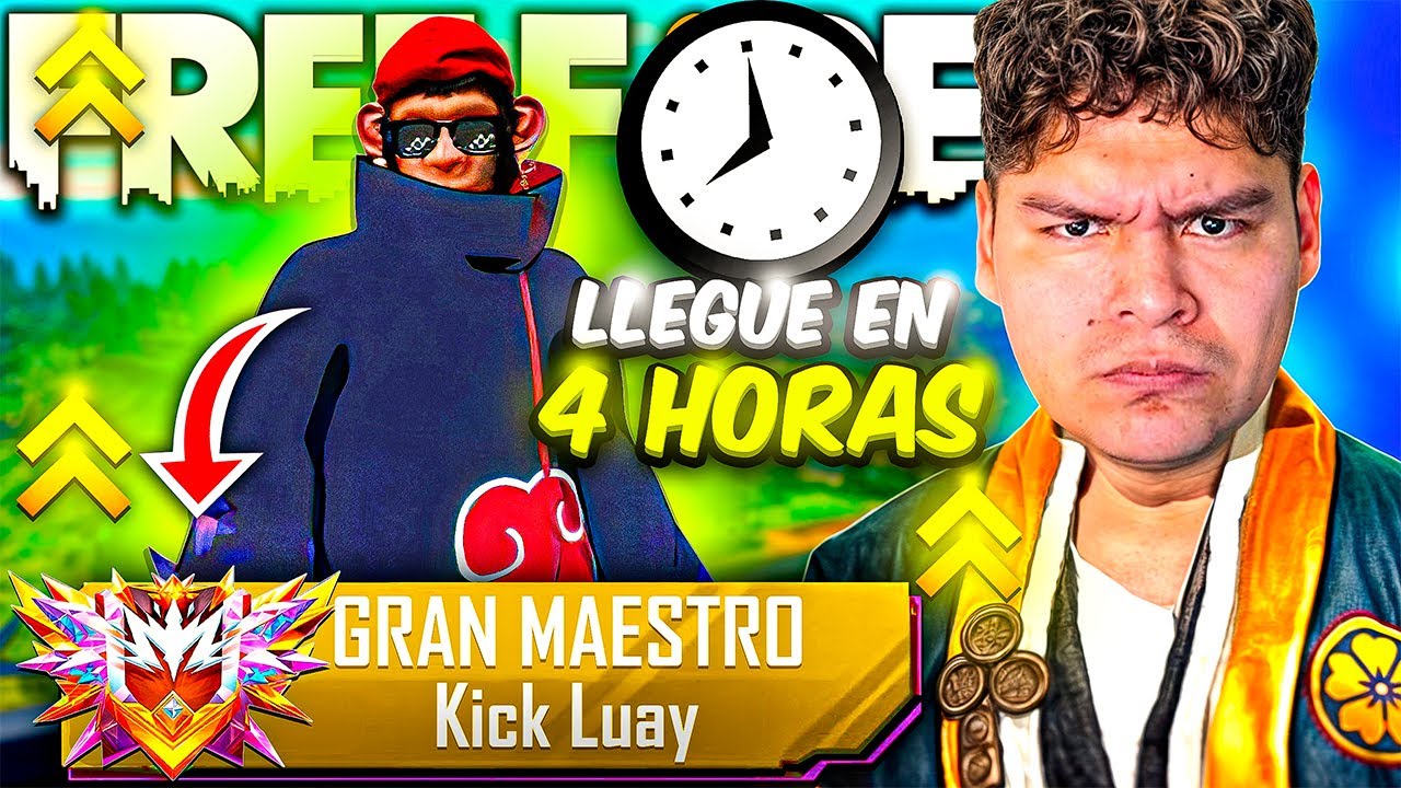 LLEGUE A ESTE RANGO EN FREE FIRE en SOLO 4 HORAS ! Free Fire