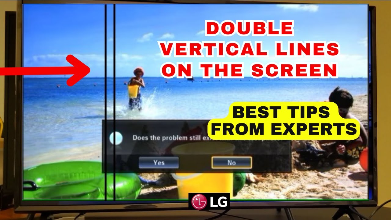 How to Fix Double Vertical lines on LG TV Screen | Best Tips from Expert