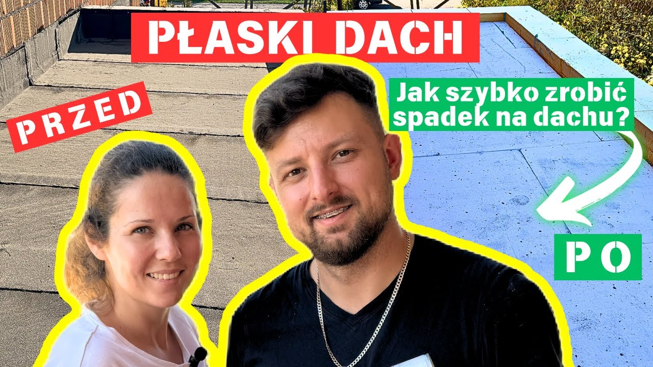 [2/3] Jak zrobić płaski dach? STROPODACH | XPS i styropian spadkowy | Budowa domu samemu