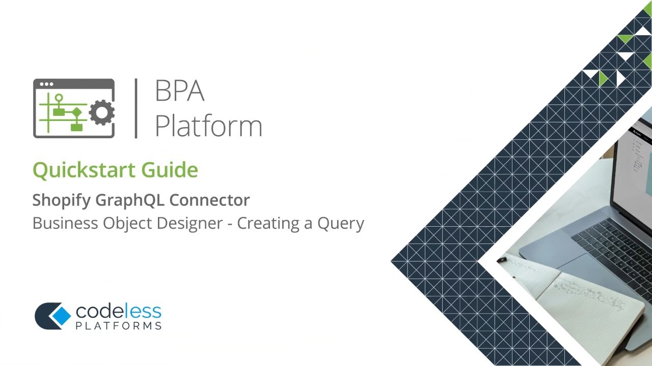 Quickstart Guide - Shopify GraphQL Connector - Business Object Designer - Creating a Query