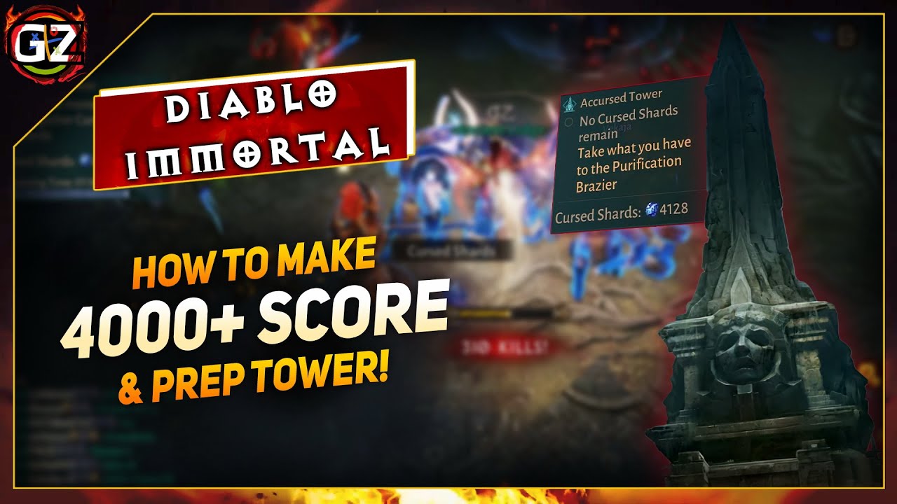 How to Prep & Make 4000+ Score | Accursed Tower | Diablo Immortal