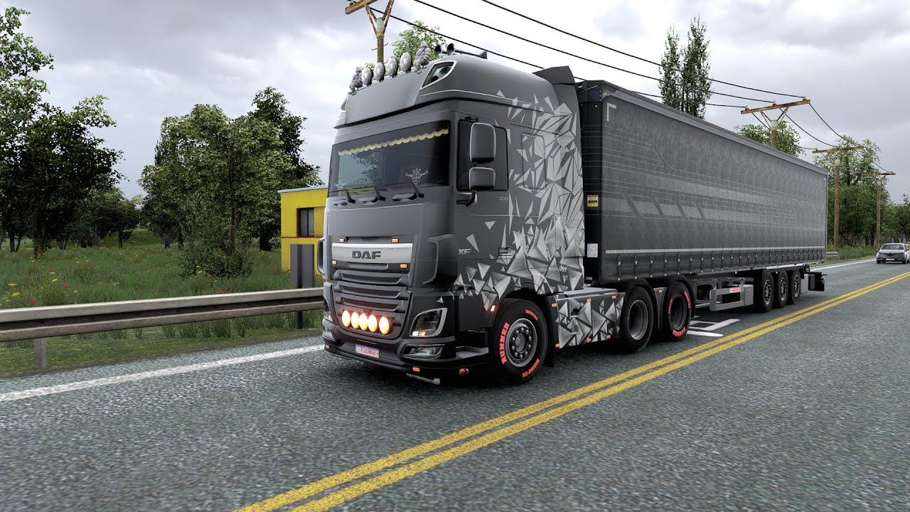 I Tried Ultra Realistic Cinematic Graphics in Euro Truck Simulator 2 for 30 Days