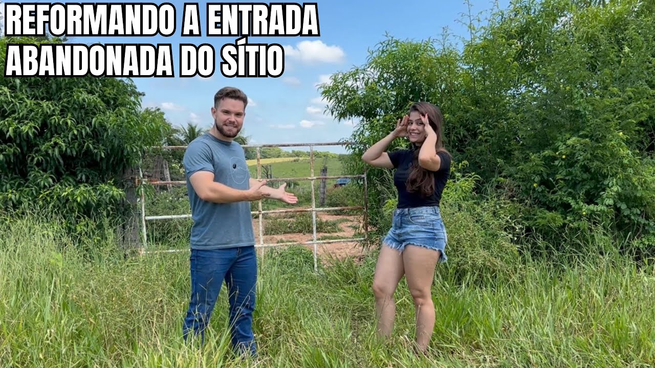 Primeira transformação no sítio mais bonito do Brasil