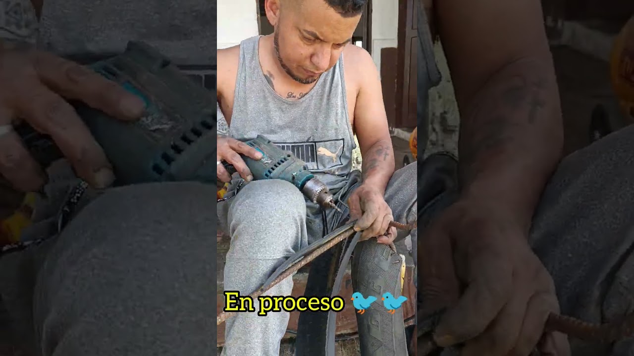 Como elaborar colibrí con llanta reciclada #contaminación #medioambiente 