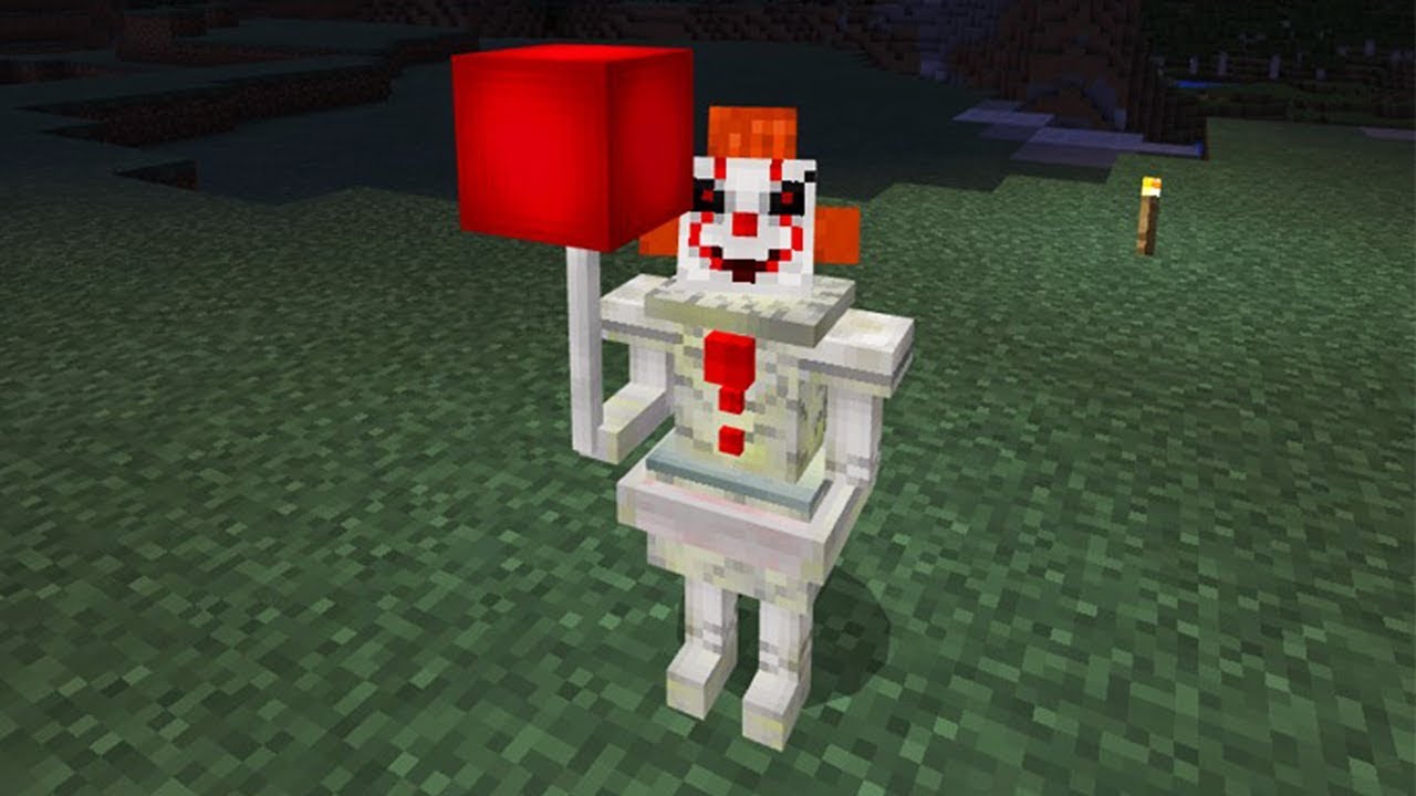 scaring children on my minecraft server