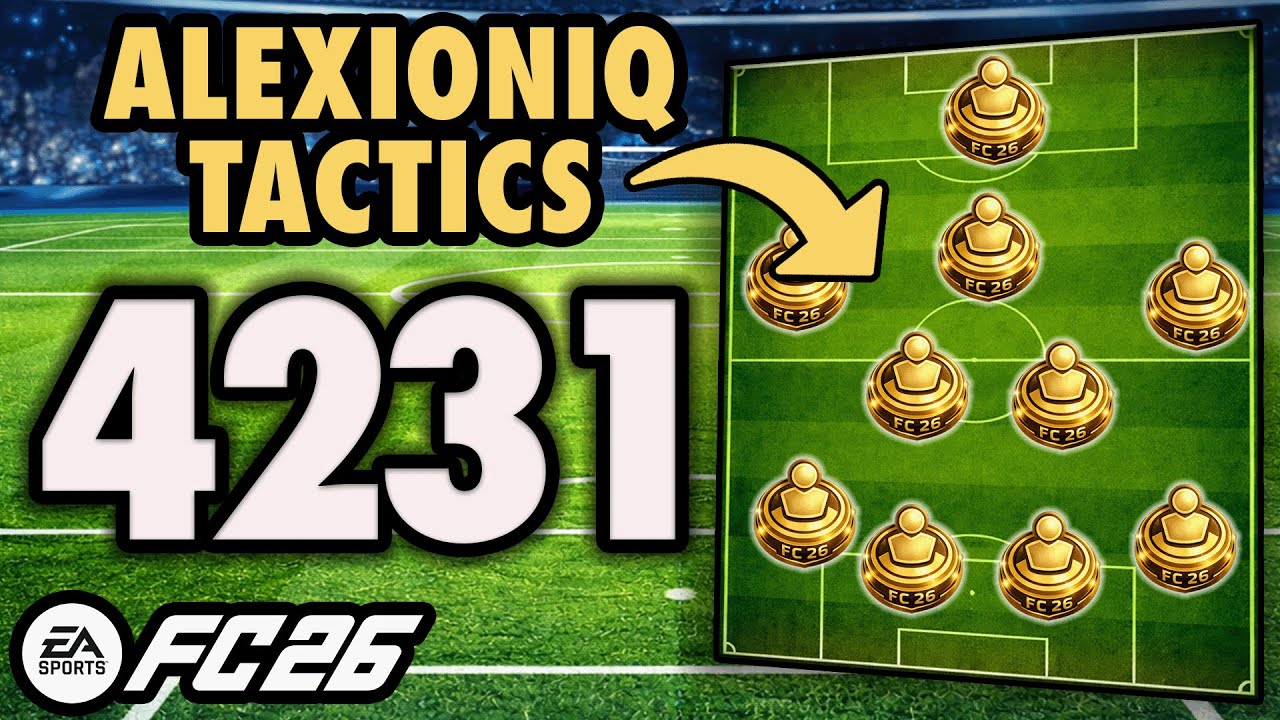 ЛУЧШАЯ ПОЛЬЗОВАТЕЛЬСКАЯ ТАКТИКА 4-2-3-1 В FC 26 | Настройка AlexionIQ🔥