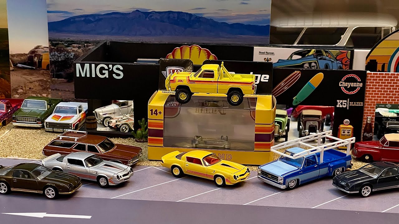 New! M2 Trucks | Top Hand Dodge | Slammed Dually | Auto World Camaros and Wagons #diecast 
