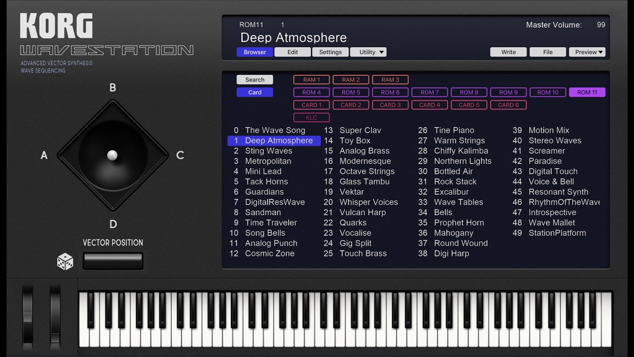 Korg Wavestation Demo - 