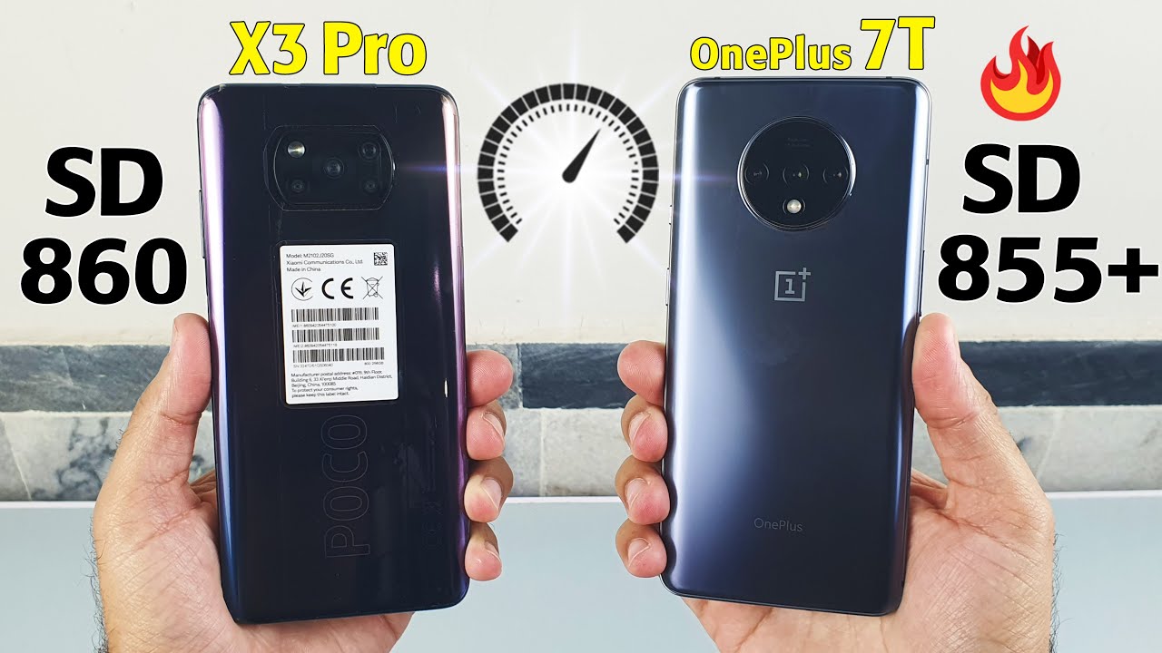 Poco X3 Pro vs OnePlus 7T SPEED TEST - Snapdragon 860 vs Snapdragon 855+😨