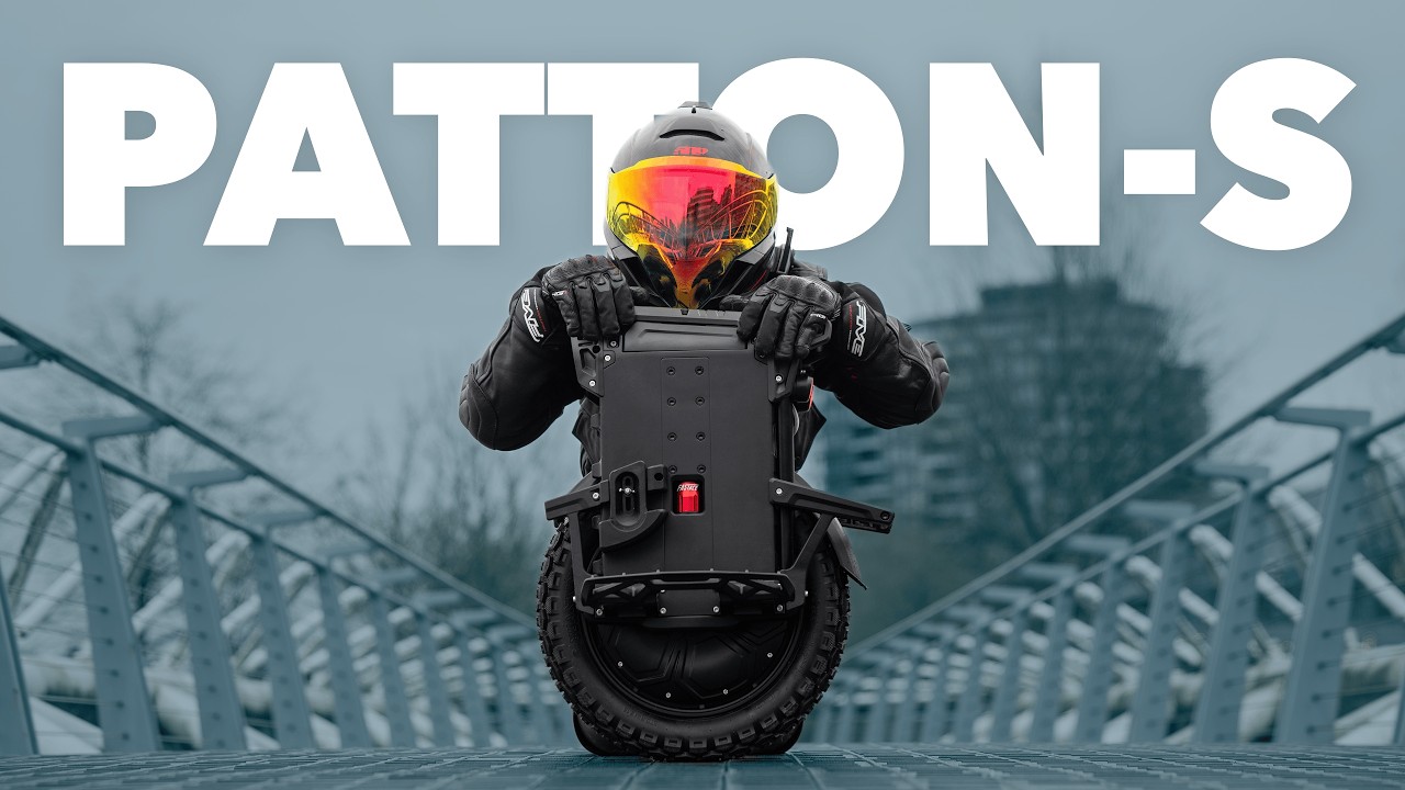 This Lightweight Electric Unicycle Conquers Insane Mountain Bike Jumps! – The Veteran Patton-S