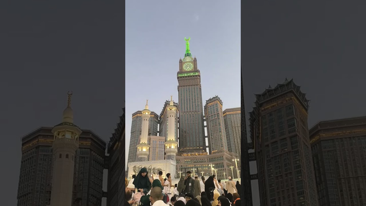 Azan-e-magrib in Mecca