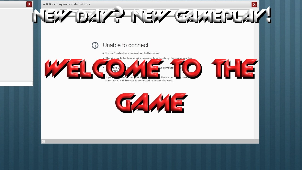 Welcome to the Game