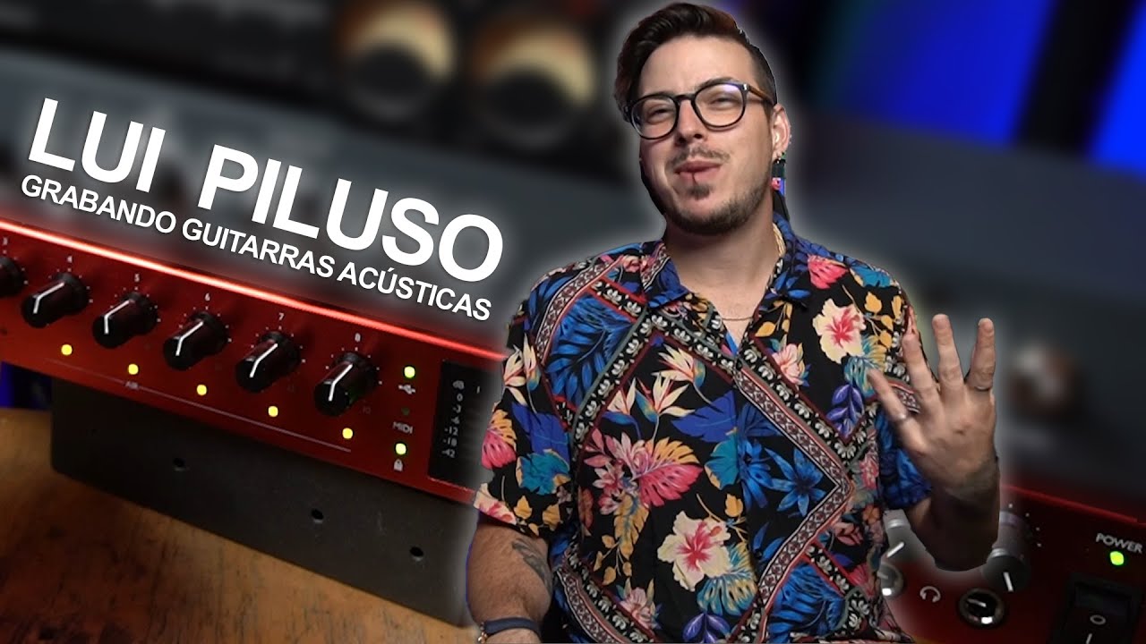 &iexcl;Aprendamos las t&eacute;cnicas de grabaci&oacute;n de guitarras con el gran Lui Piluso  🎸🎶 &iexcl;No te lo pierdas! 🤩