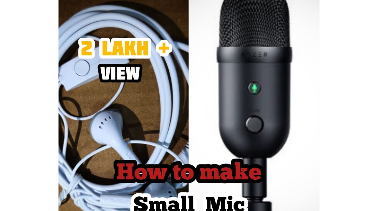 How to make small mic| Earphone change to Mic| @Brand_of_Universe | support|  Trending |