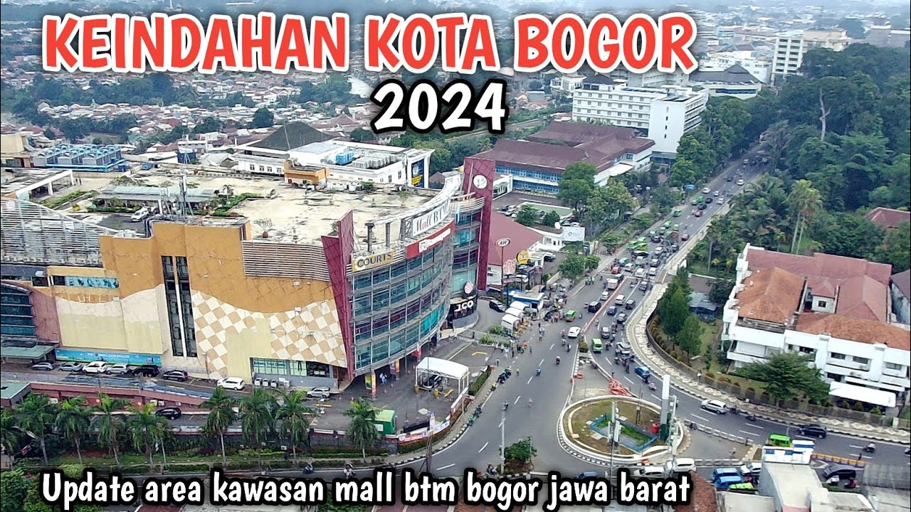 PESONA KOTA BOGOR 2024 DIKAWASAN  MALL BTM BOGOR JAWA BARAT DENGAN DRONE