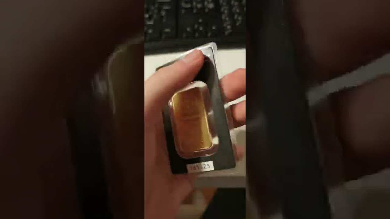 Holographic security feature of the ARGOR-HERAEUS kinebar&reg; 1oz Fine Gold 999.9 bar