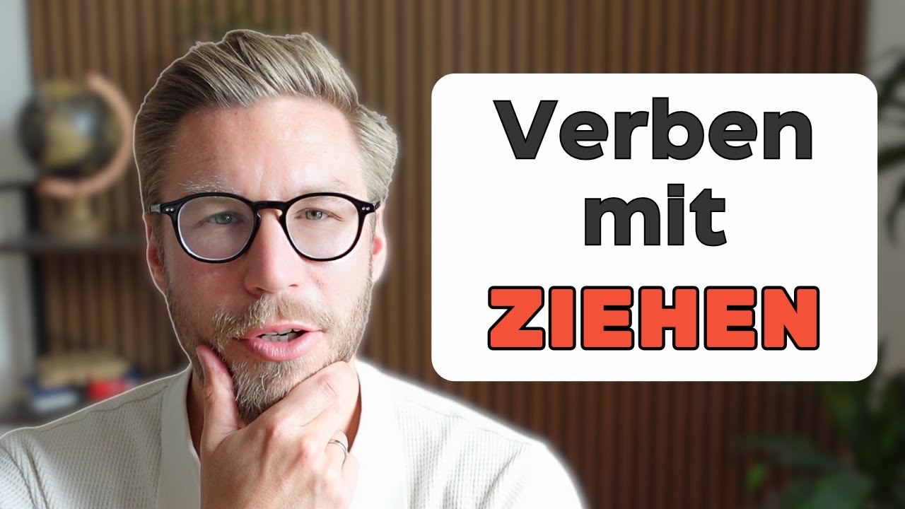 Verben mit -ziehen: anziehen, umziehen, ausziehen, wegziehen...