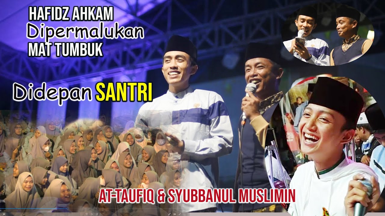 Super lucu?HAFIDZ AHKAM,MALU DIDEPAN SANTRI