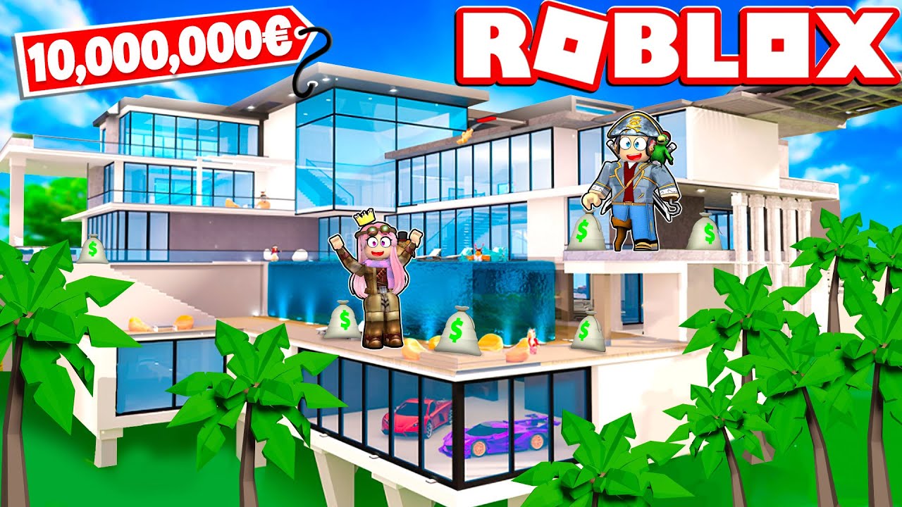 COSTRUISCO LA SUPER VILLA PIÙ COSTOSA DA 10.000.000€! - ROBLOX