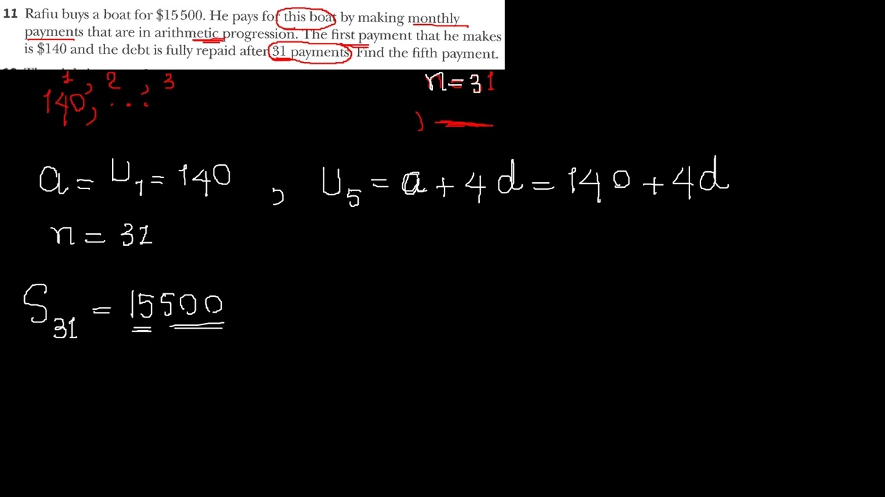 Ex 11.3, No.11, Arithmetic Progression