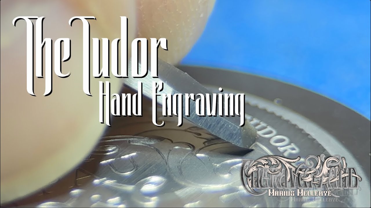 The Tudor - Hand Engraving a Tudor caseback.