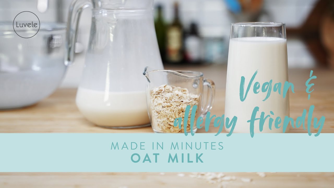 Make oat milk in minutes