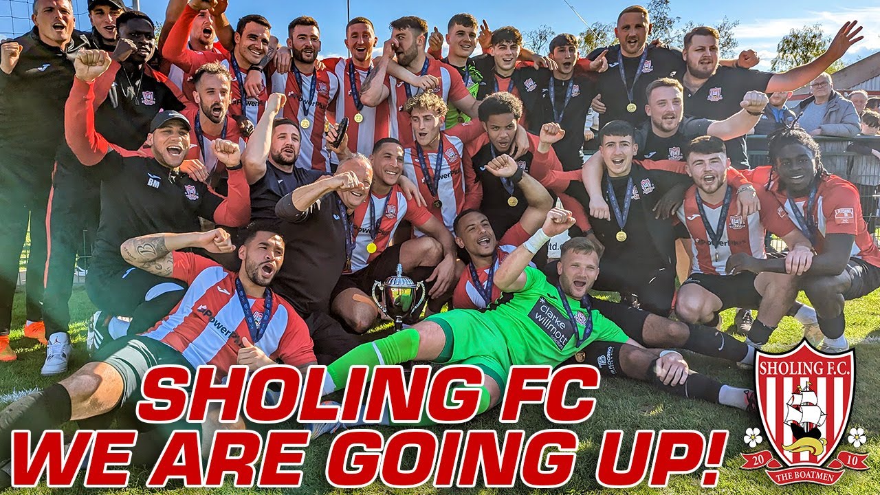 Sholing FC Promoted ! - Post Match Celebrations