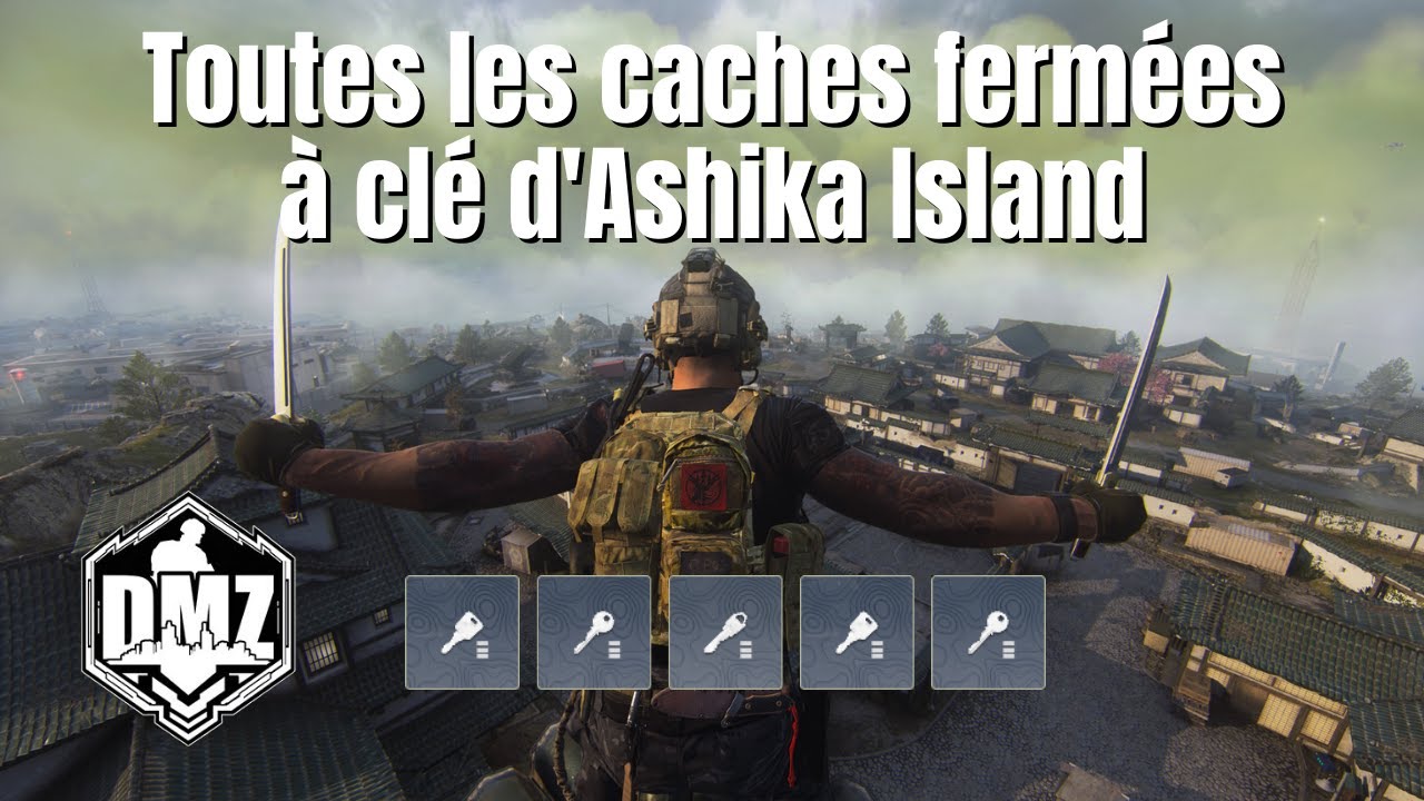 Toutes les caches fermées à clé d'Ashika Island