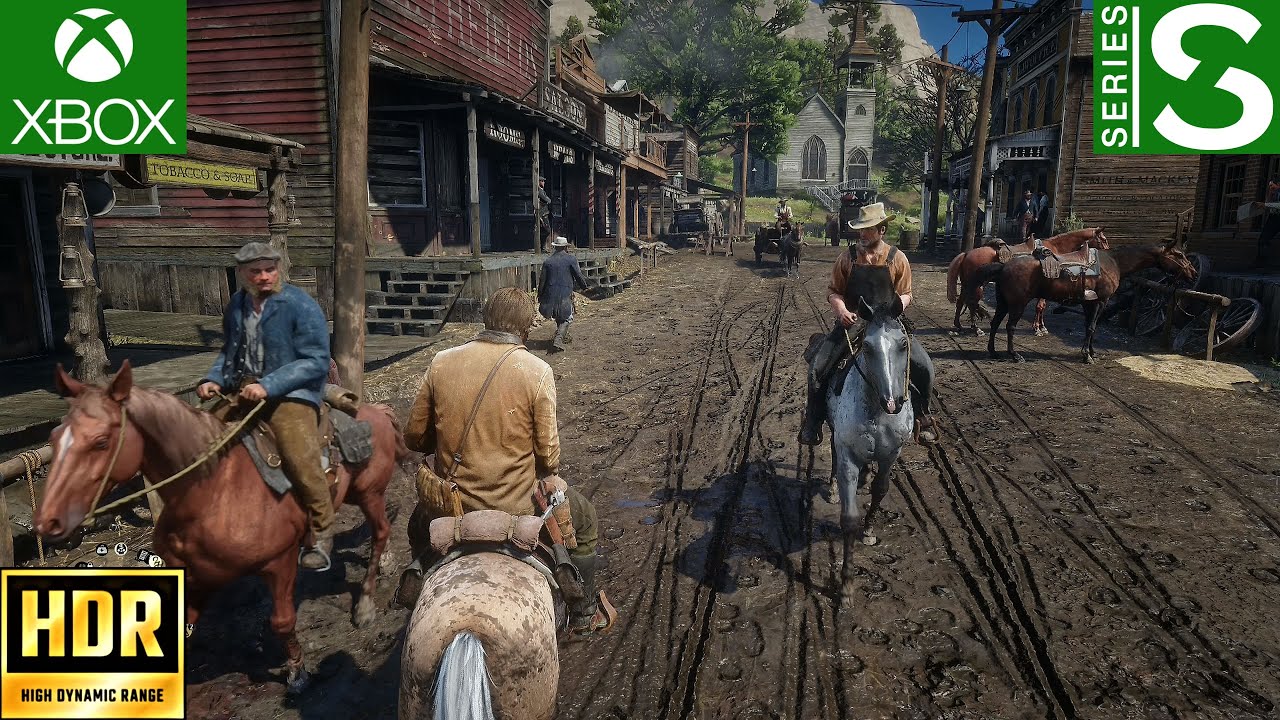 Punch Party — Red Dead Redemption 2 | Геймплей Xbox Series S в HDR