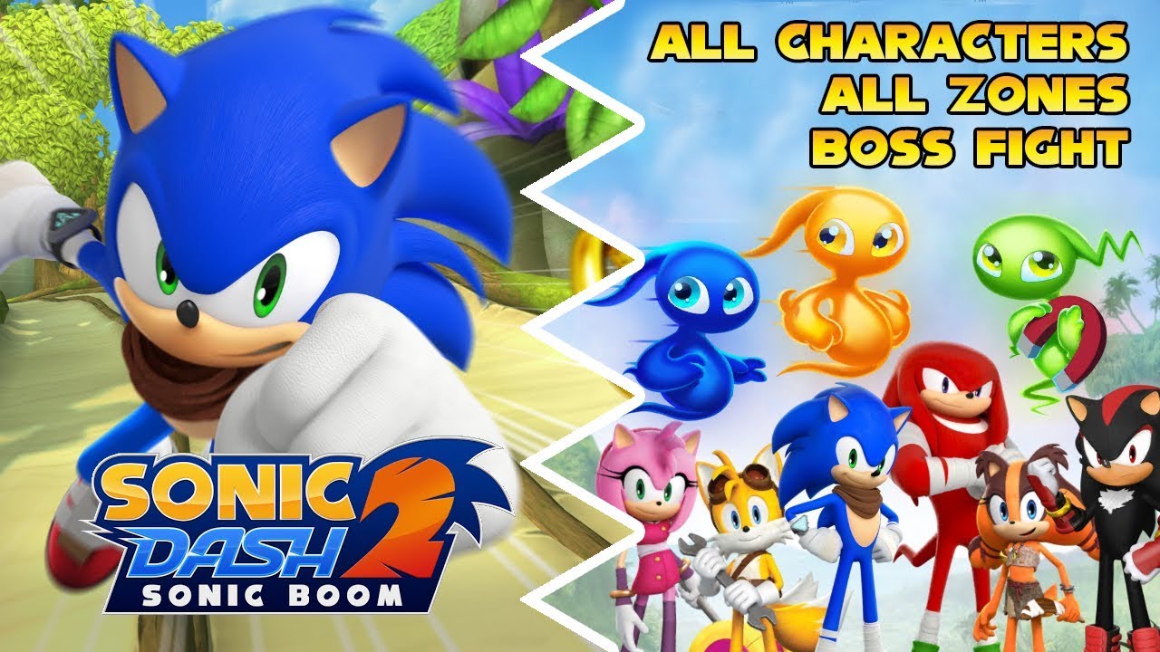 Sonic Dash 2: Sonic Boom - All Characters | All Zones | Boss Fight - Summer