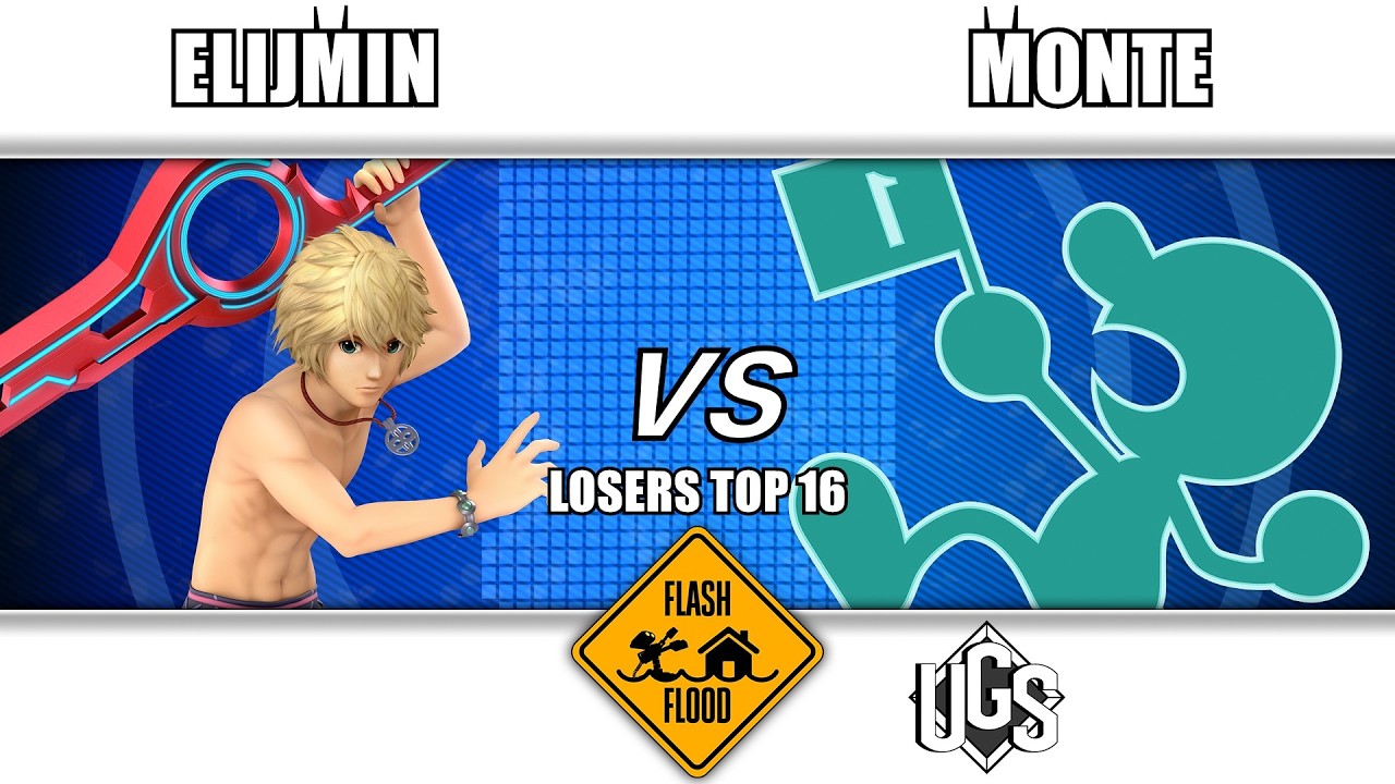 Flash Flood - Losers Top 16 - elijmin(Shulk) Vs. Monte(Mr Game and Watch)