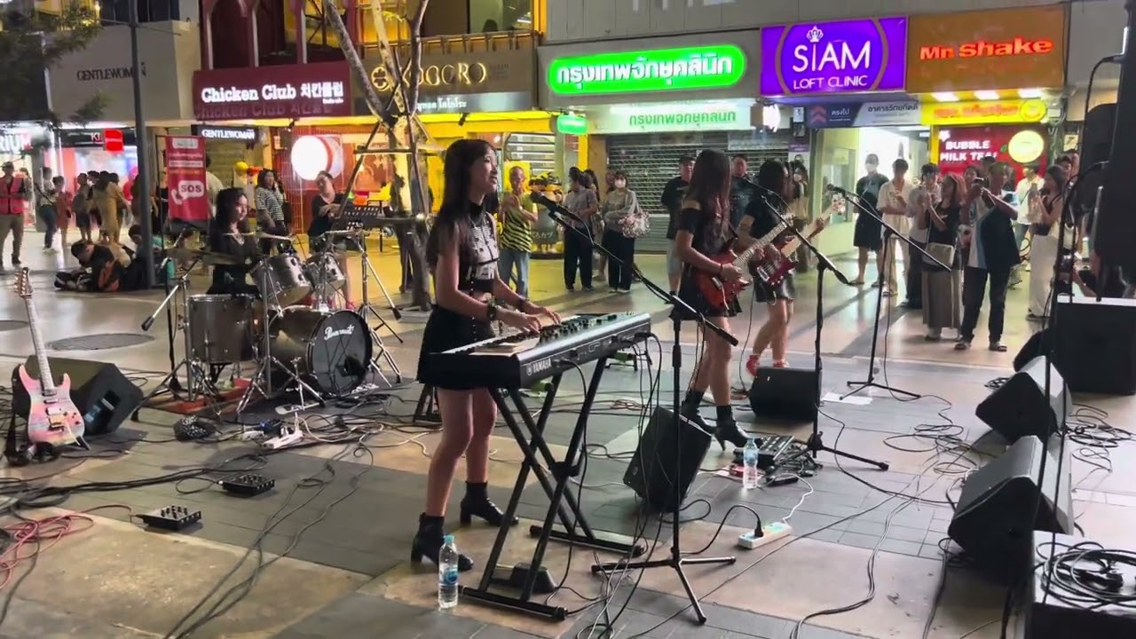 20240405 Anastasia-Slash(Performed by Petch&Band)@Siam Square walking Street,BKK;Thailand