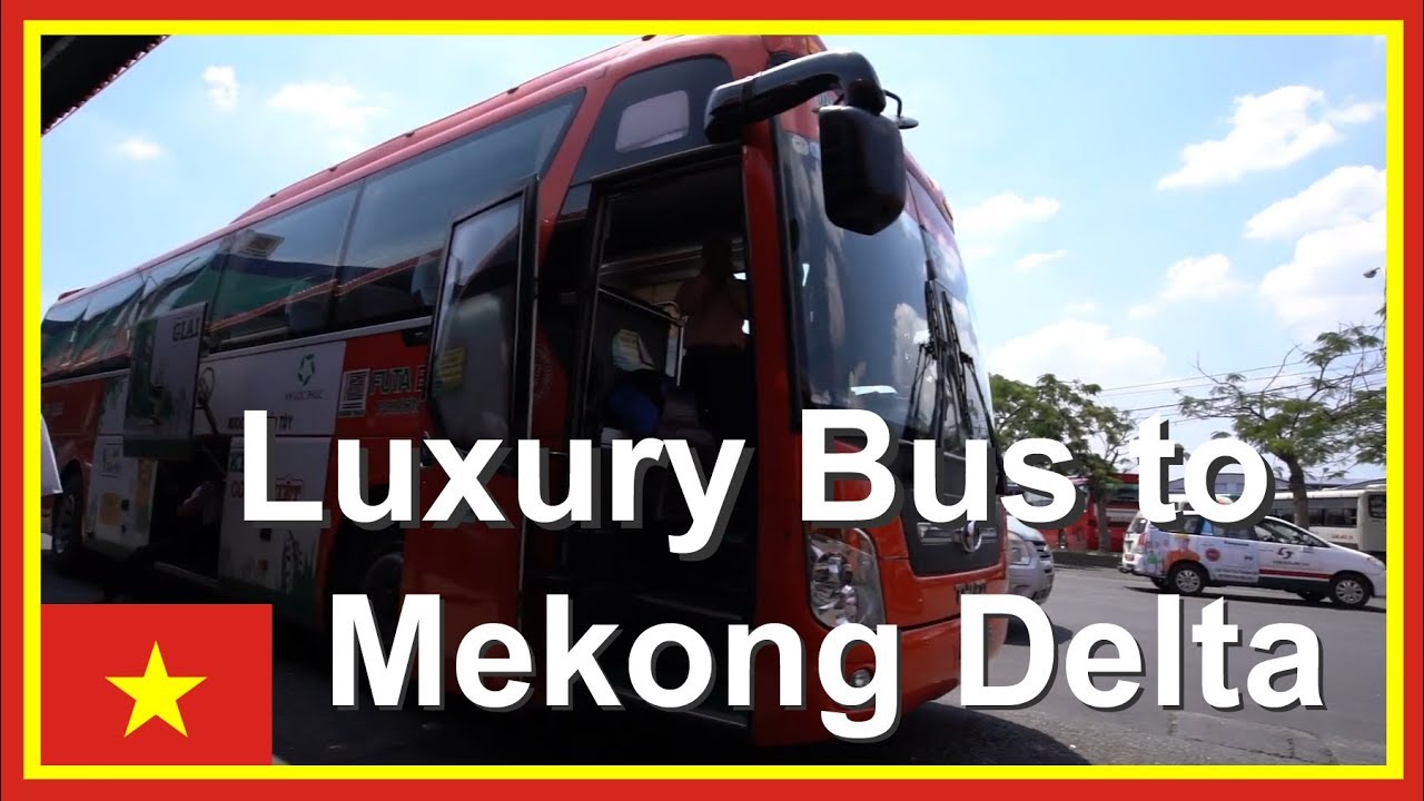 VIETNAM LUXURY BUS Saigon to Can Tho for Mekong Delta | Vietnam Travel Video 5