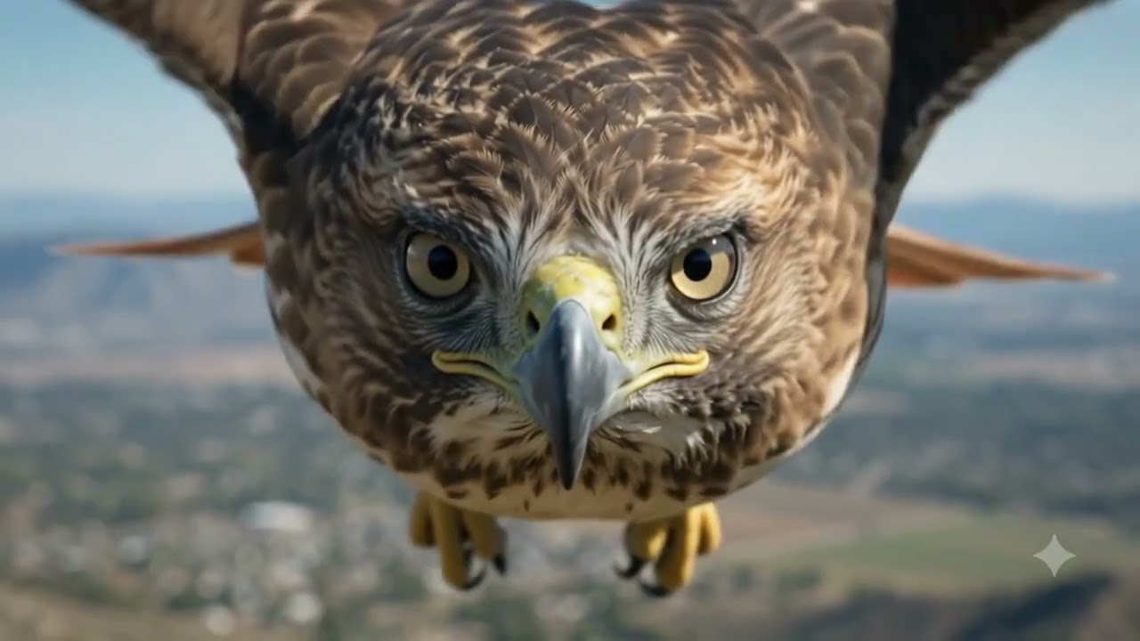 Apex Predator: High-Speed Hawk Dive
