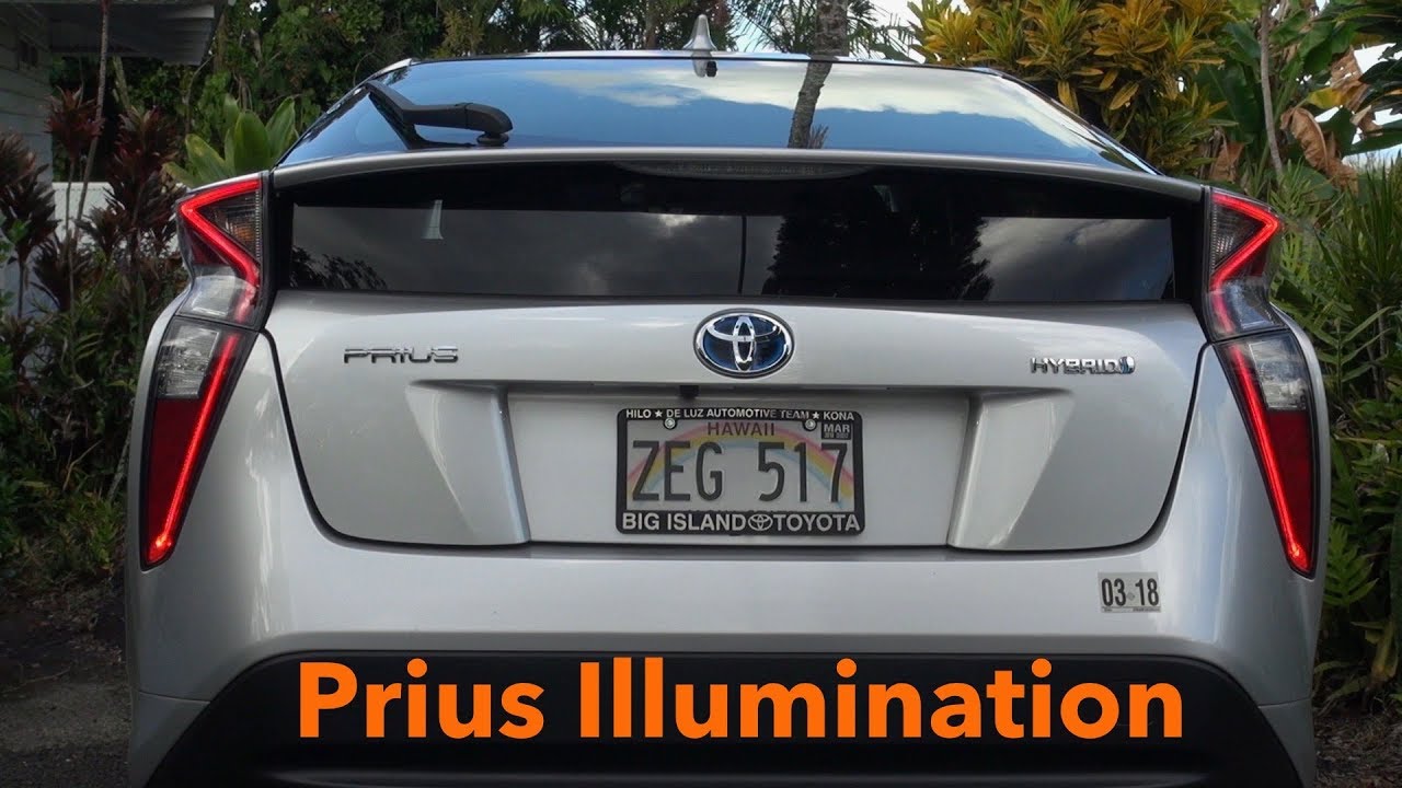 Prius Lights Illumination Of The 2016 & 2017 Exterior & Interior