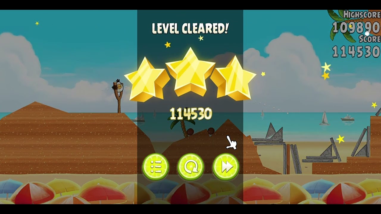 Angry Birds Rio Beach Volley Gameplay