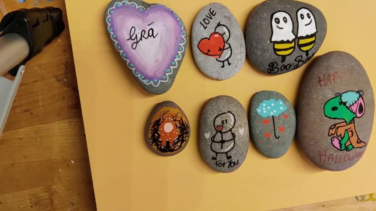 Kindness rocks.. for beginners, using Posca paint pens