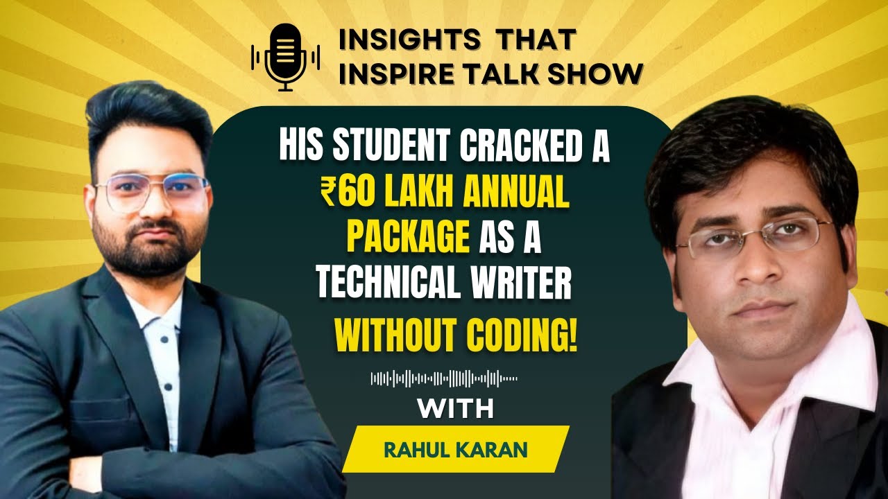 Want a ₹10–30 Lakh Career Without Coding? Rahul Karn Explains Technical Writing | Mohit Parmar 