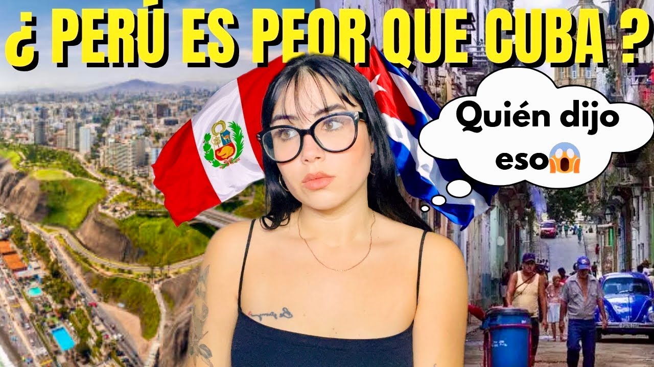 Le dijeron que PERÚ🇵🇪es peor que CUBA😱 y así reaccionó este CUBANO🤯