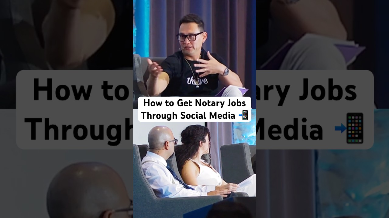 How to Get Notary Jobs From Social Media | Tip from $10K Notary Signing Agent